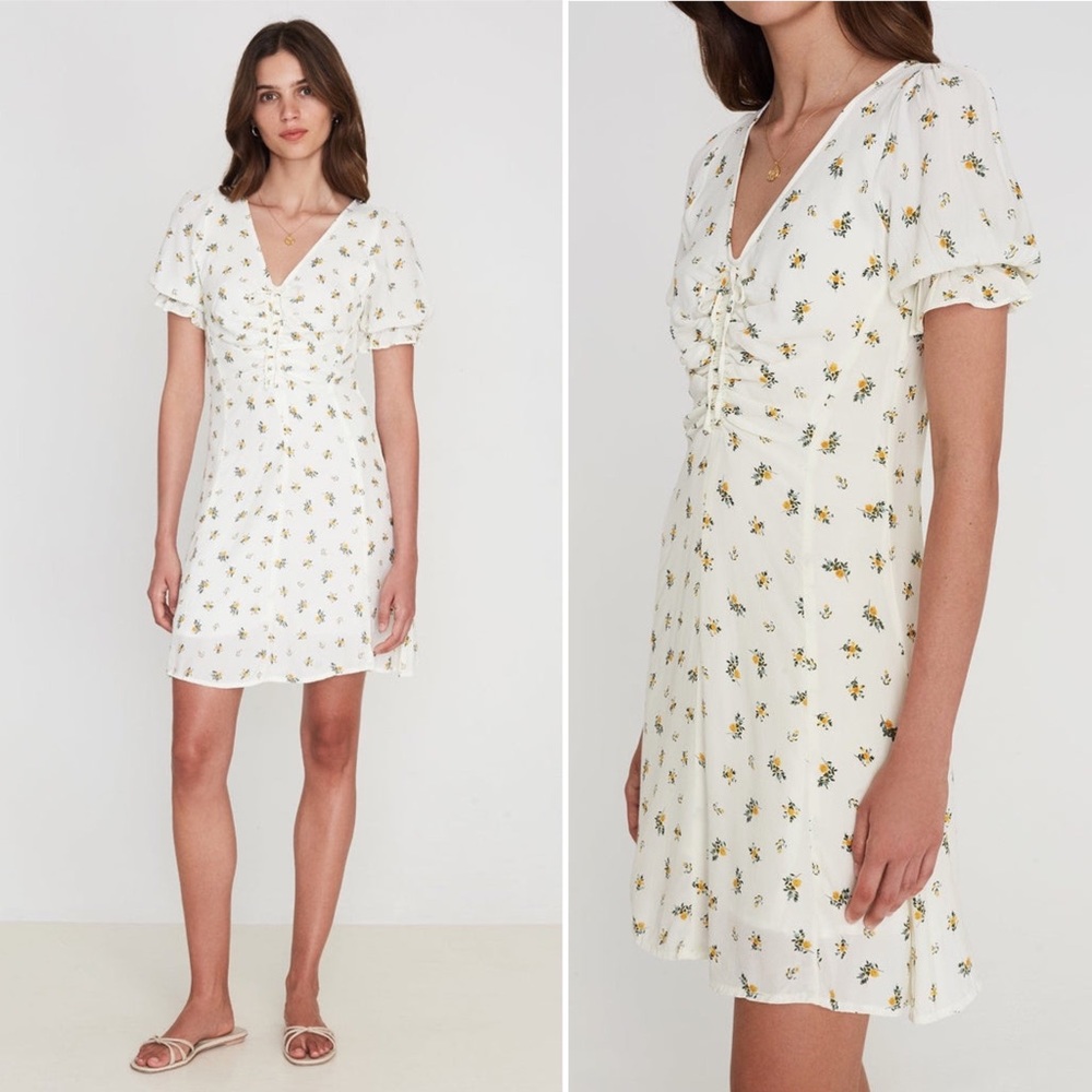 NWOT Faithful the Brand  Palma Mini Dress Carrie Floral Print Size 4